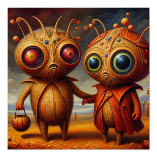 Seltsame Kreaturen Poster (Vorderseite)