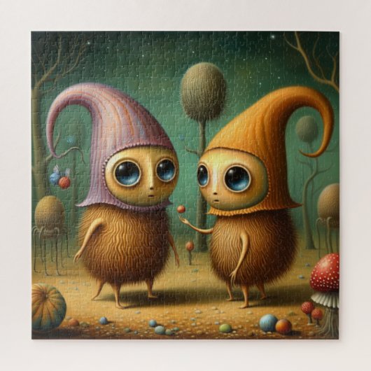 Seltsame Kreaturen Puzzle (Vertikal)