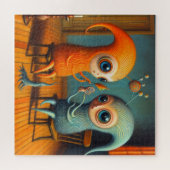 Seltsame Kreaturen Puzzle (Horizontal)