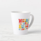 Seltsame Lehrer bauen Charakter Groovy Lehrer Milchtasse (Rechte Ecke)