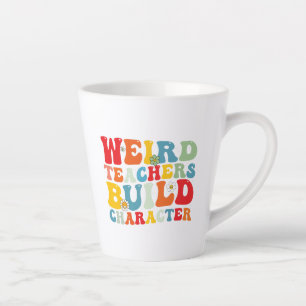 Seltsame Lehrer bilden Charakter Groovy Lehrer Milchtasse