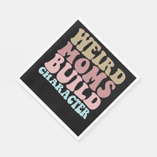 Seltsame Mamas erstellen Charakter Funny Mother Da Serviette (Ecke)