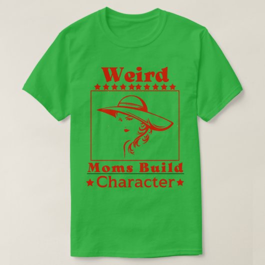 Seltsame Mamas Gestell Groovy Funny Mama T-Shirt (Design vorne)