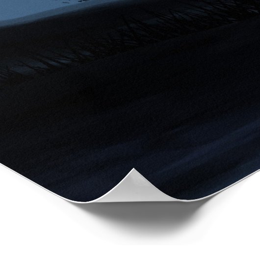 Seltsame Nacht Poster (Ecke)