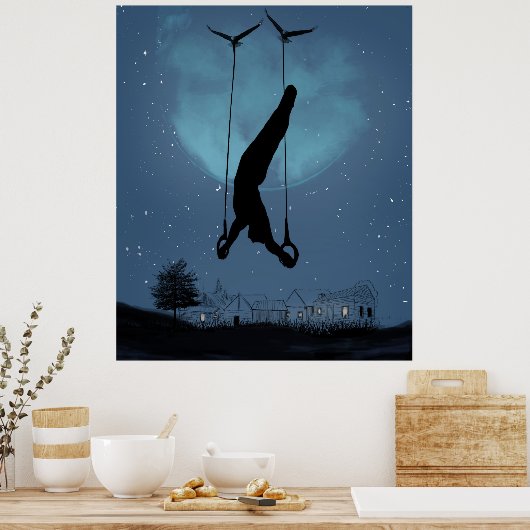 Seltsame Nacht Poster (Küche)