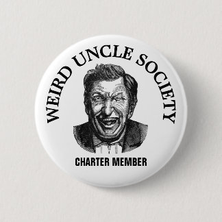 Seltsame Onkel Gesellschaft Vintage Button