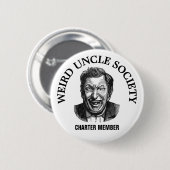 Seltsame Onkel Gesellschaft Vintage Button (Vorne & Hinten)