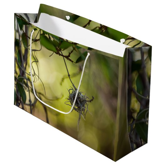 Seltsame Pflanze Große Geschenktüte (Vorderseite Schrägansicht)