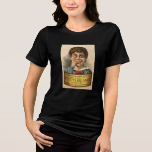 Seltsame Sonderbare Lustige Vintage-Werbung Tri-Blend Shirt