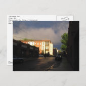 seltsame Sonne Postkarte (Vorne/Hinten)