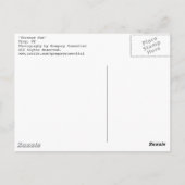 seltsame Sonne Postkarte (Rückseite)