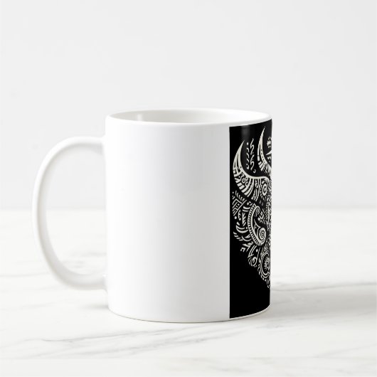 Seltsame Stammes-Tasse Kaffeetasse (Links)