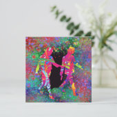 Seltsame Tage Karte (Stehend Vorderseite)