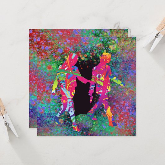 Seltsame Tage Karte (Vorderseite/Rückseite Beispiel)