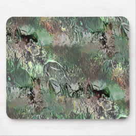 Seltsame Textur in grau mit abstraktem Schädel Mousepad