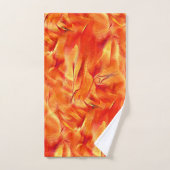 Seltsame Textur sehr satin Ton, viel rötlich golde Badhandtuch Set (Handtuch)