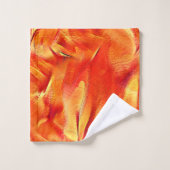 Seltsame Textur sehr satin Ton, viel rötlich golde Badhandtuch Set (Waschlappen)