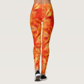 Seltsame Textur sehr satin Ton, viel rötlich golde Leggings (Rückseite)