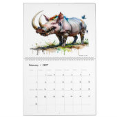 Seltsame-Tiere-Kunstkalender Kalender (Feb 2027)