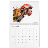 Seltsame-Tiere-Kunstkalender Kalender (Mär 2027)