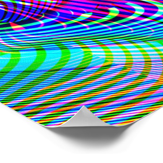 Seltsame Träume psychedelische Lichtshow Poster (Ecke)