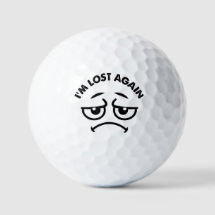 seltsame Traurigkeit verloren Golfball