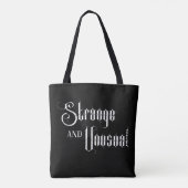 Seltsame und ungewöhnliche Gothic-Tüte Tasche (Rückseite)