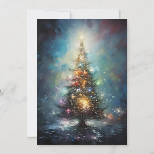 Seltsame und ungewöhnliche Weihnachtskarten Feiertagskarte (Vorderseite)