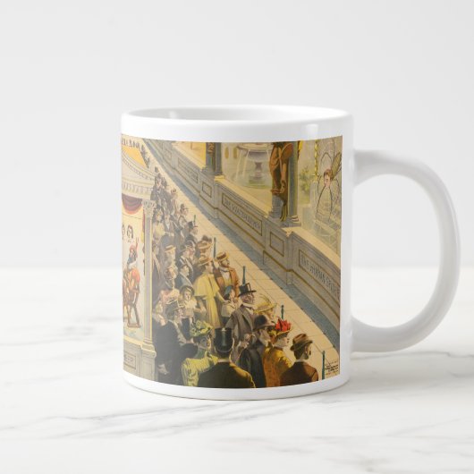 Seltsame und wunderschöne übernatürliche Illusione Jumbo-Tasse (Rechts)