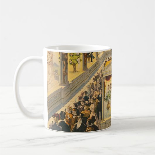 Seltsame und wunderschöne übernatürliche Illusione Kaffeetasse (Links)