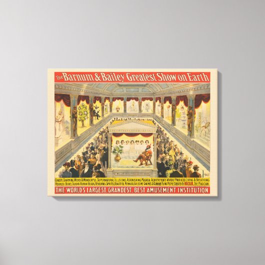 Seltsame und wunderschöne übernatürliche Illusione Leinwanddruck (Vorderseite)