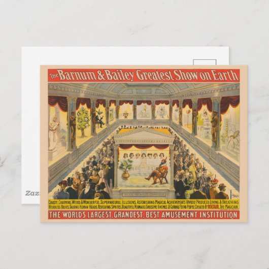 Seltsame und wunderschöne übernatürliche Illusione Postkarte (Vorne/Hinten)