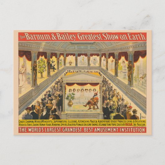 Seltsame und wunderschöne übernatürliche Illusione Postkarte (Vorderseite)