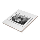 Seltsame Vintage Kartoffelwerbung Fliese (Seite)