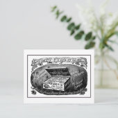 Seltsame Vintage Kartoffelwerbung Postkarte (Stehend Vorderseite)