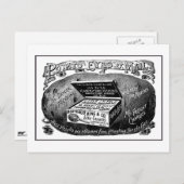 Seltsame Vintage Kartoffelwerbung Postkarte (Vorne/Hinten)