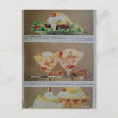 Seltsame Vintage-Lebensmittel Postkarte (Vorderseite)
