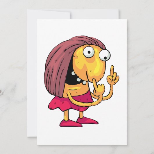 Seltsame weibliche Einladungen (Vorderseite)