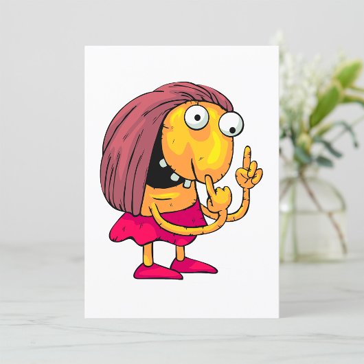 Seltsame weibliche Einladungen