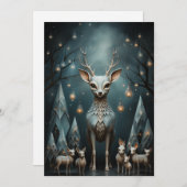 Seltsame Weihnachtskarten - druckbare Weihnachtska Feiertagskarte (Vorne/Hinten)