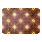 Seltsame Wiederholungslinien, die Lichtkreise erze Badematte (Vorderseite)