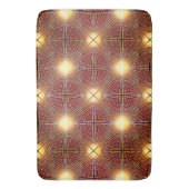 Seltsame Wiederholungslinien, die Lichtkreise erze Badematte (Vorderseite Vertikal)