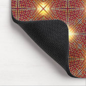 Seltsame Wiederholungslinien, die Lichtkreise erze Mousepad (Ecke)