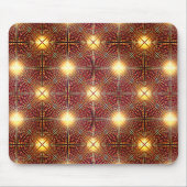 Seltsame Wiederholungslinien, die Lichtkreise erze Mousepad (Vorne)