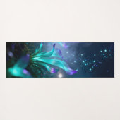 seltsame Wiese glühender Pflanze Yogamatte (Rückseite (Horizontal))