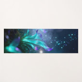 seltsame Wiese glühender Pflanze Yogamatte (Vorderseite (Horizontal))