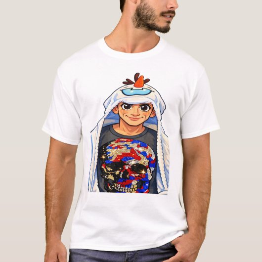 Seltsamer aber echter Statement-Stil T-Shirt (Vorderseite)