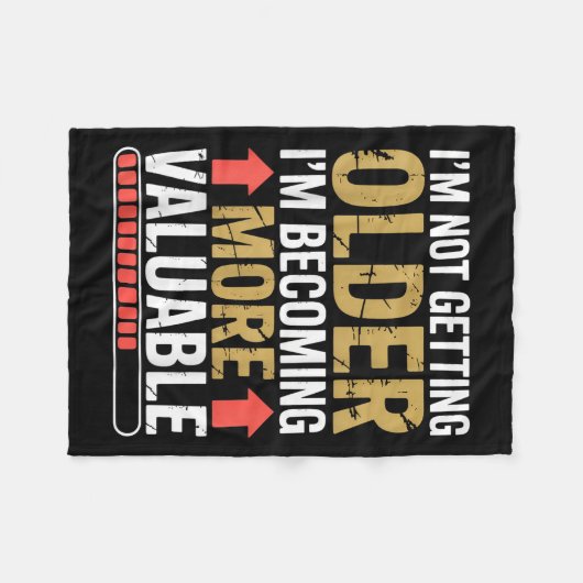 Seltsamer älterer, wertvollerer Kostenvoranschlag  Fleecedecke (Vorderseite (Horizontal))