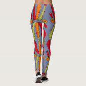 seltsamer Boxdruck Leggings (Rückseite)