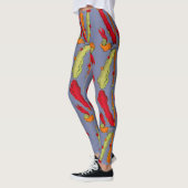 seltsamer Boxdruck Leggings (Links)